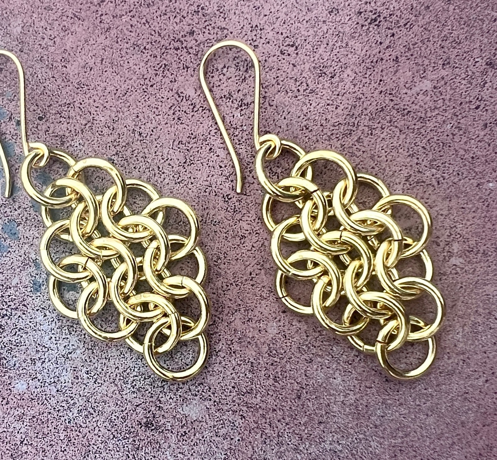 Graceful Chainmail Earrings Aureus + Argent | Roost Overstock | Banana Republic
