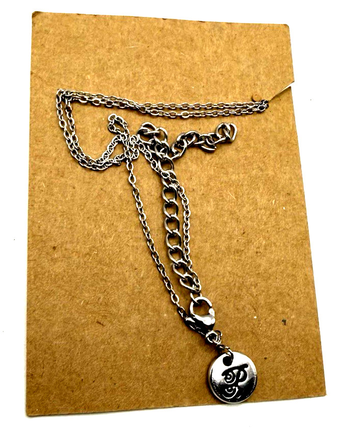 NWT Plunder 18″ Silver Tone Inspirational “Never Forget..” Pendant Necklace