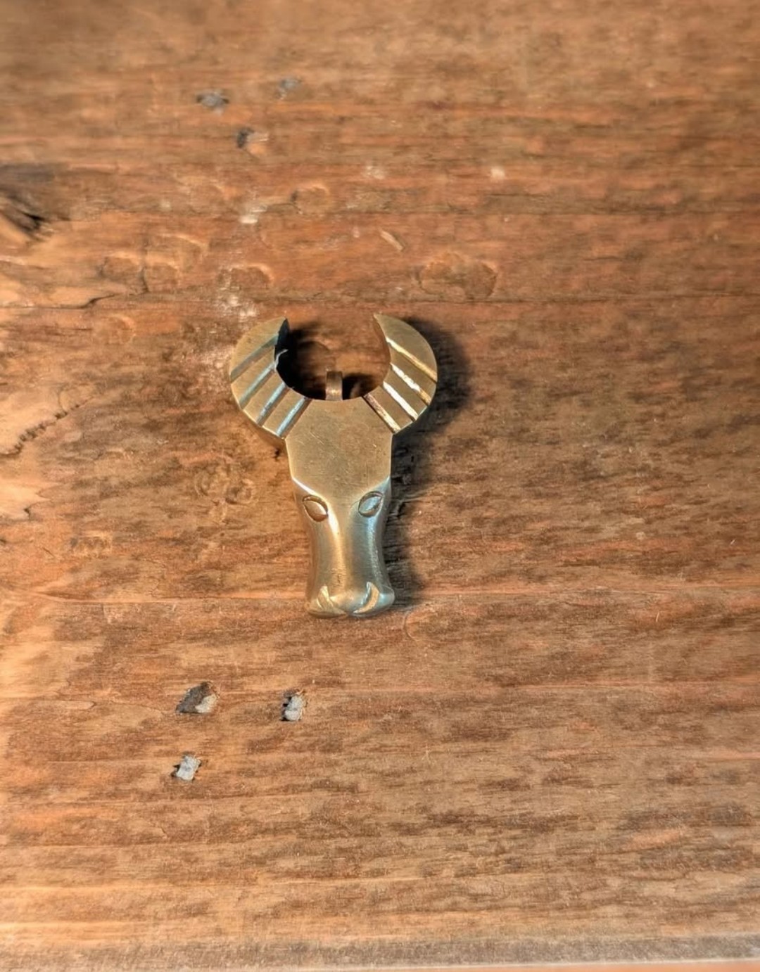 Set 4 Solid Brass Pendants