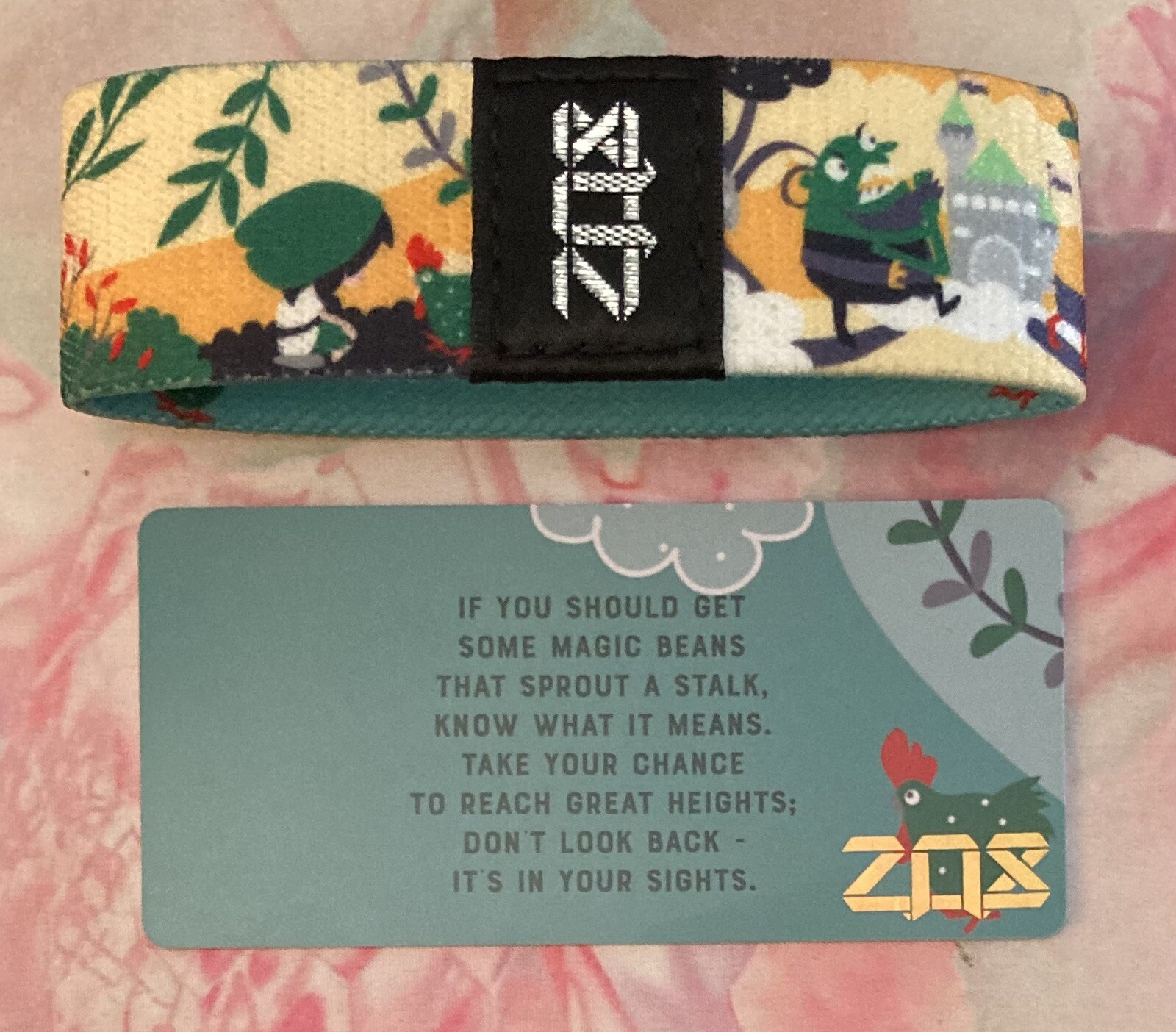 Zox Work Together Wrist Band Strap And Card