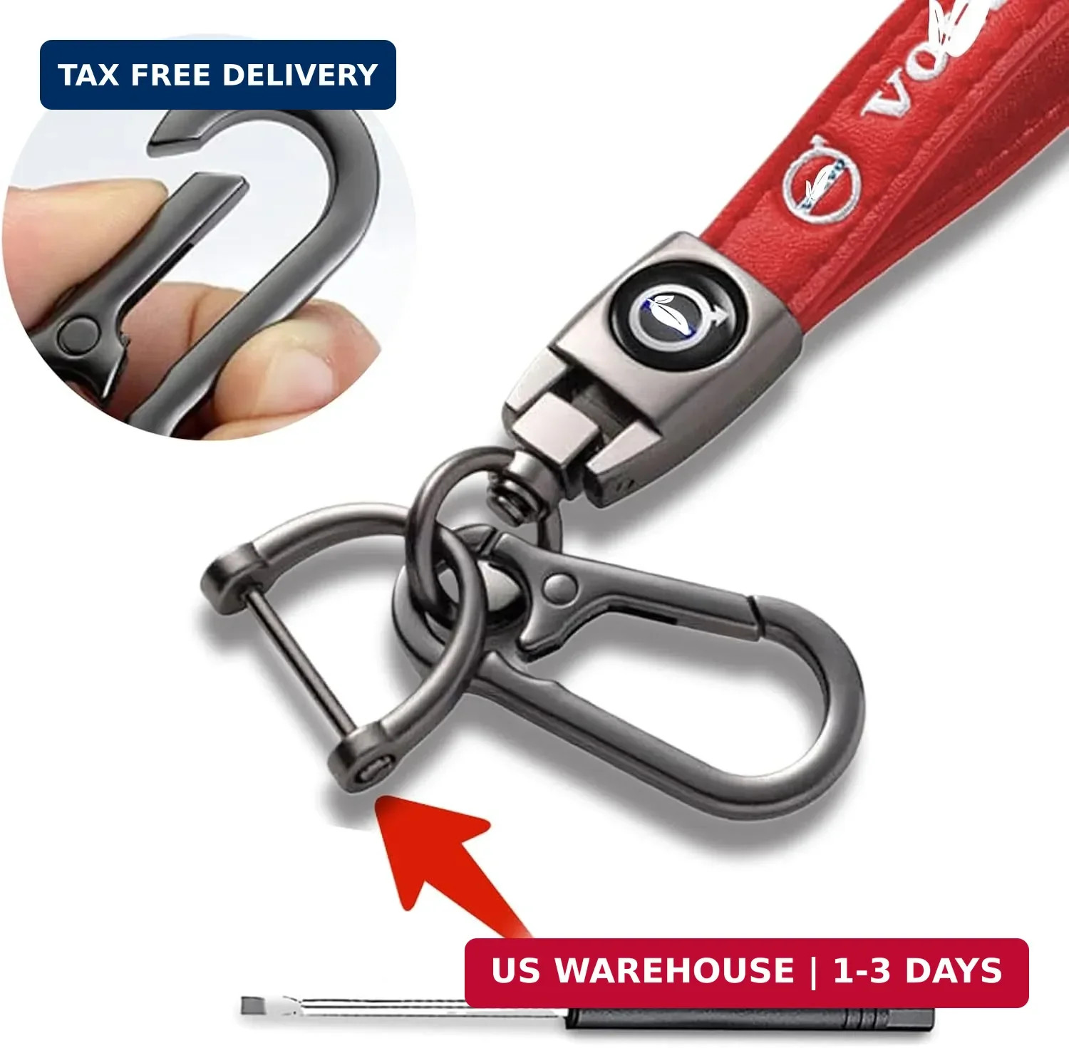 Metal Car key Ring, Metal Car key Chain Replacement Parts, Car key Chain Key Cha
