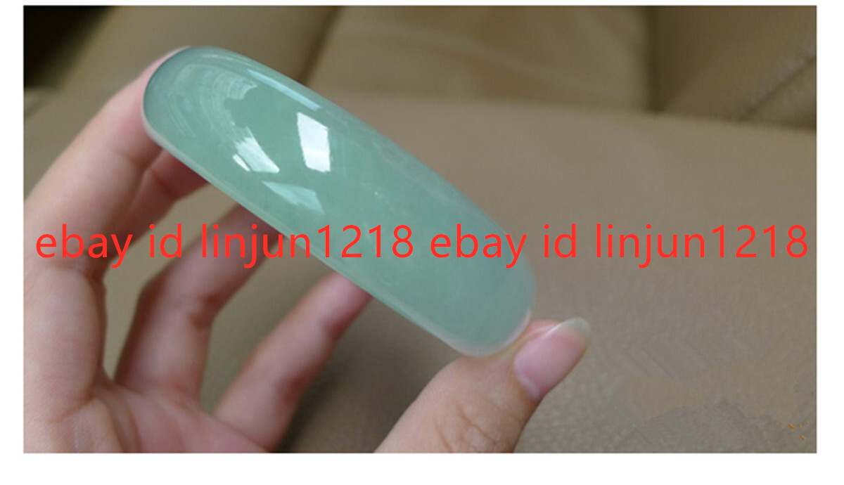 Genuine Natural Green Jadeite Jade Gemstone Bangle Bracelet 56-66mm Jewelry