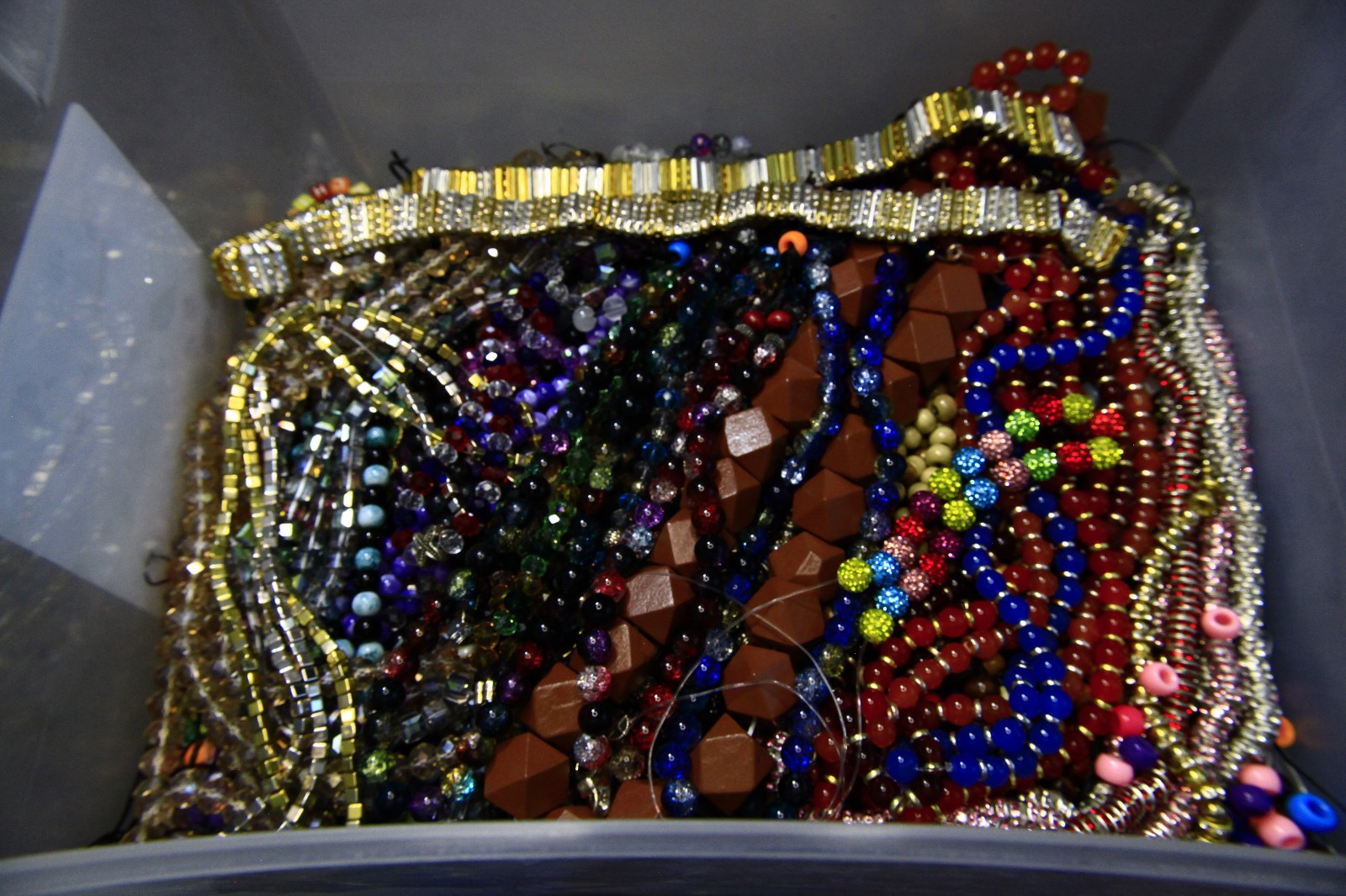 Massive Handcrafted Bead Necklace Lot – Various Materials
