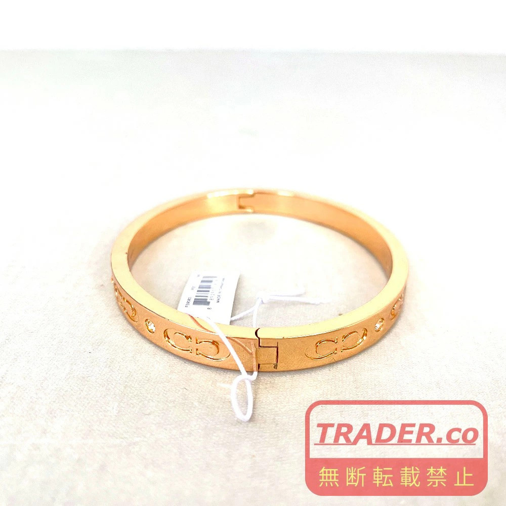 Used COACH Coach Kissing C Hinged Bangle RGD for Women with Box Excellent Condit