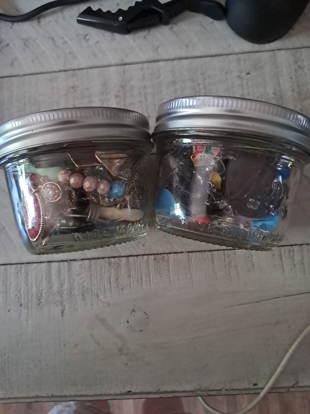Mystery Jars Two 4 Oz Jars Of Earrings All Pairs