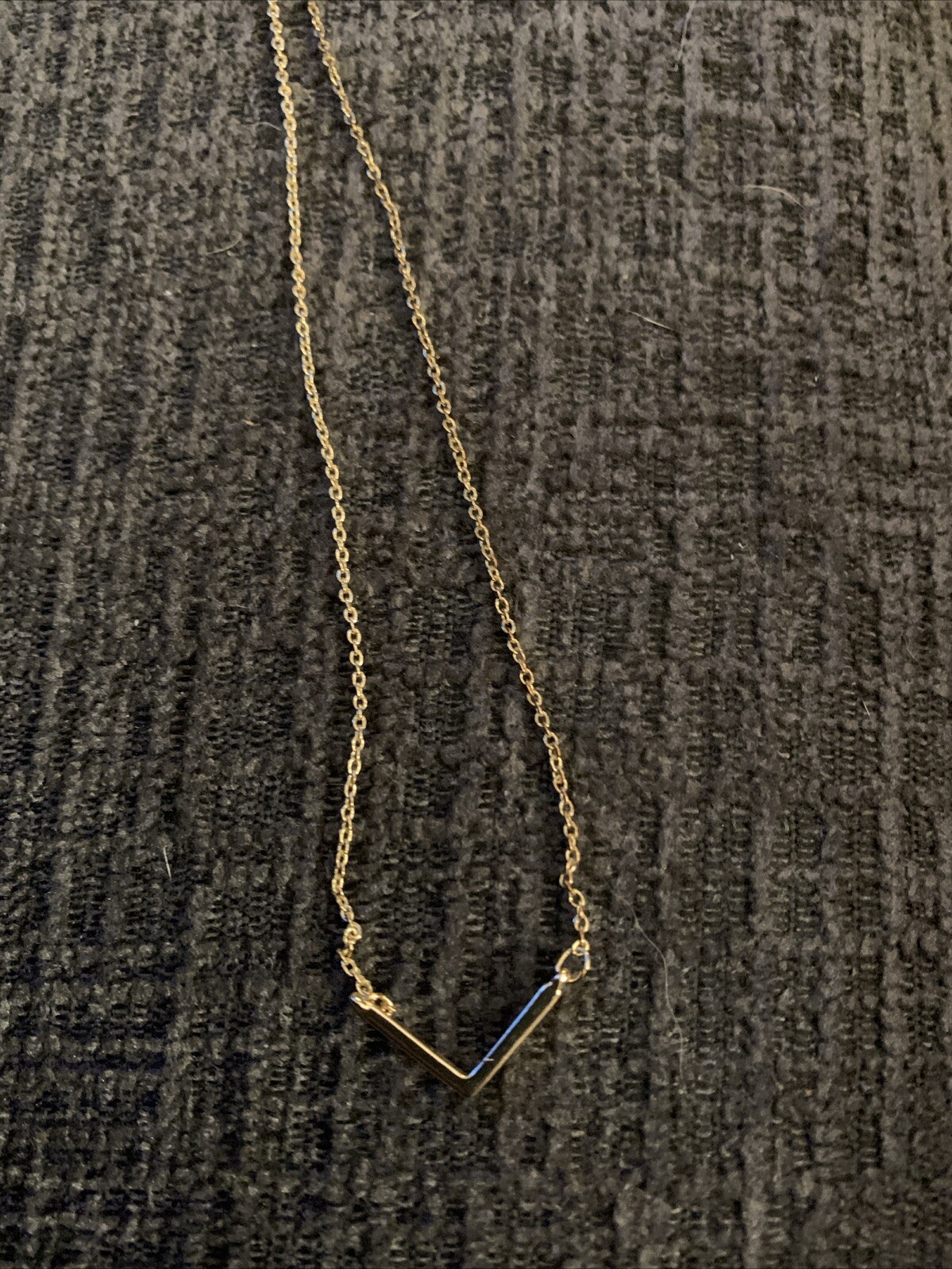 Marina De Buchi “V” Necklace , Lumiela Approx 10”Length, See Picture (B6)