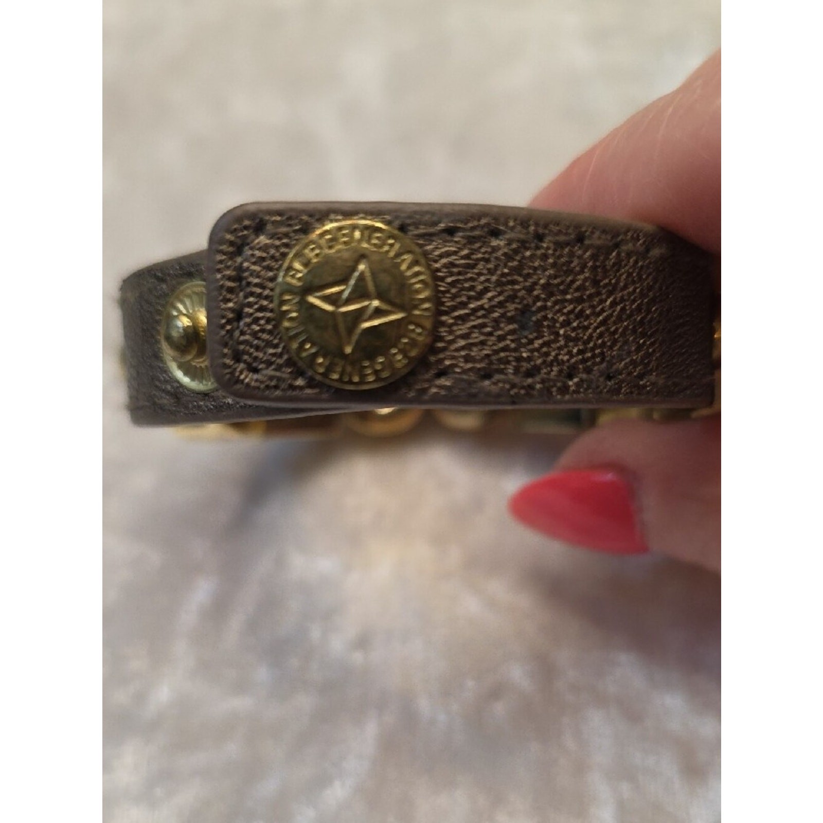 Blessed Gold Tone Letter & Two Tone Faux Leather Bracelets