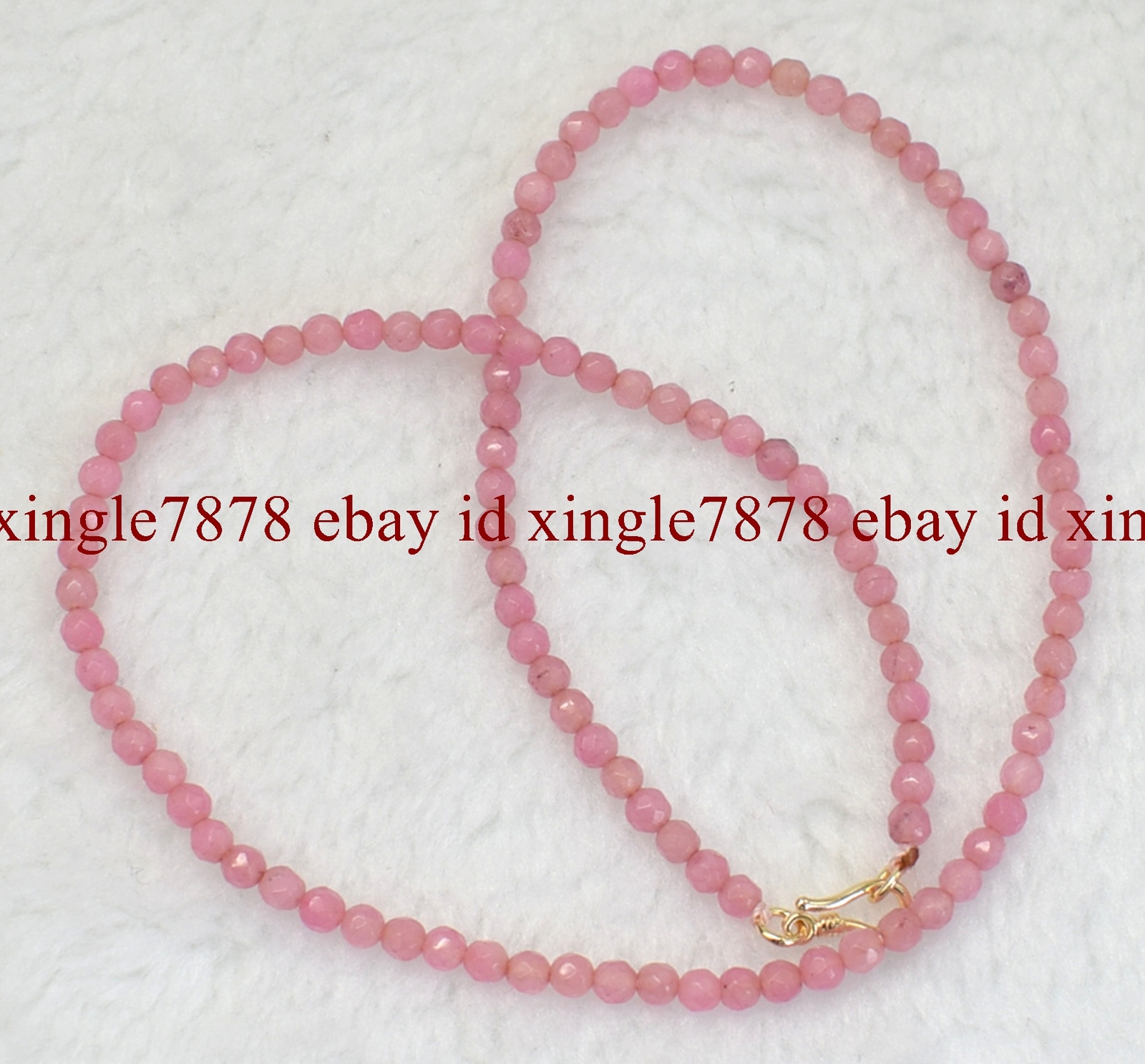 Natural 4mm Faceted Multicolor Gemstone Round Bead Necklace 16-28″