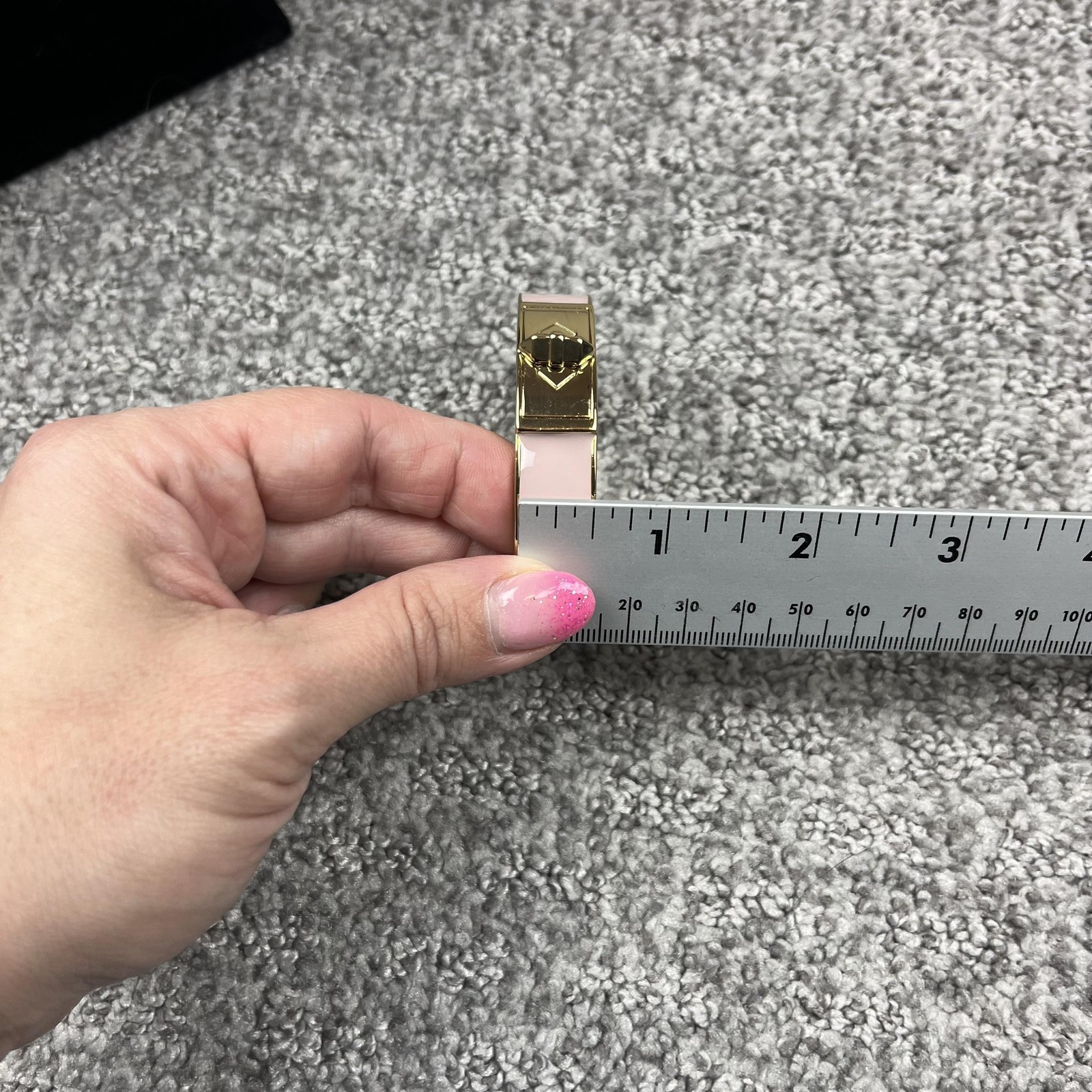 Stella Dot Enamel Bangle Bracelet Gold Tone You Do You Womens Jewelry Signed
