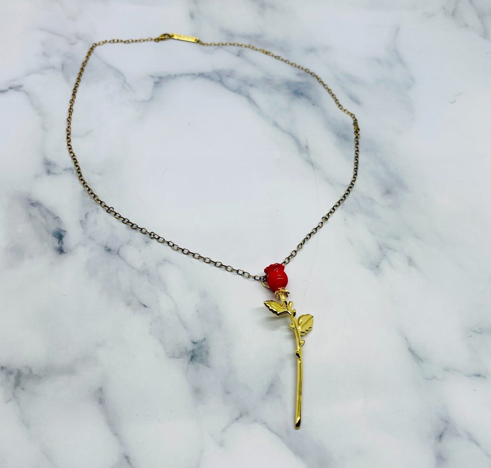 AMBUSH Design Japan Rose Pendant Rare Necklace – Pre owned / MF6234