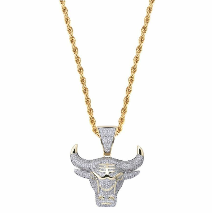 Bull Pendant Necklace – Michael Jordan Chicago Bulls – Wall Street, Stock Market