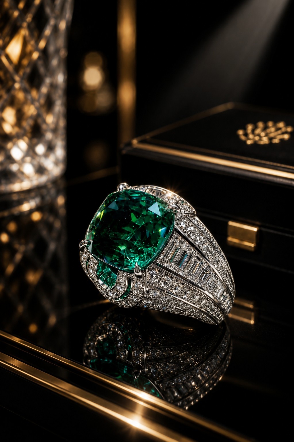 Men’s Ring Size 8 Hip Hop Iced Out Bling Cz Fashion Statement Piece
