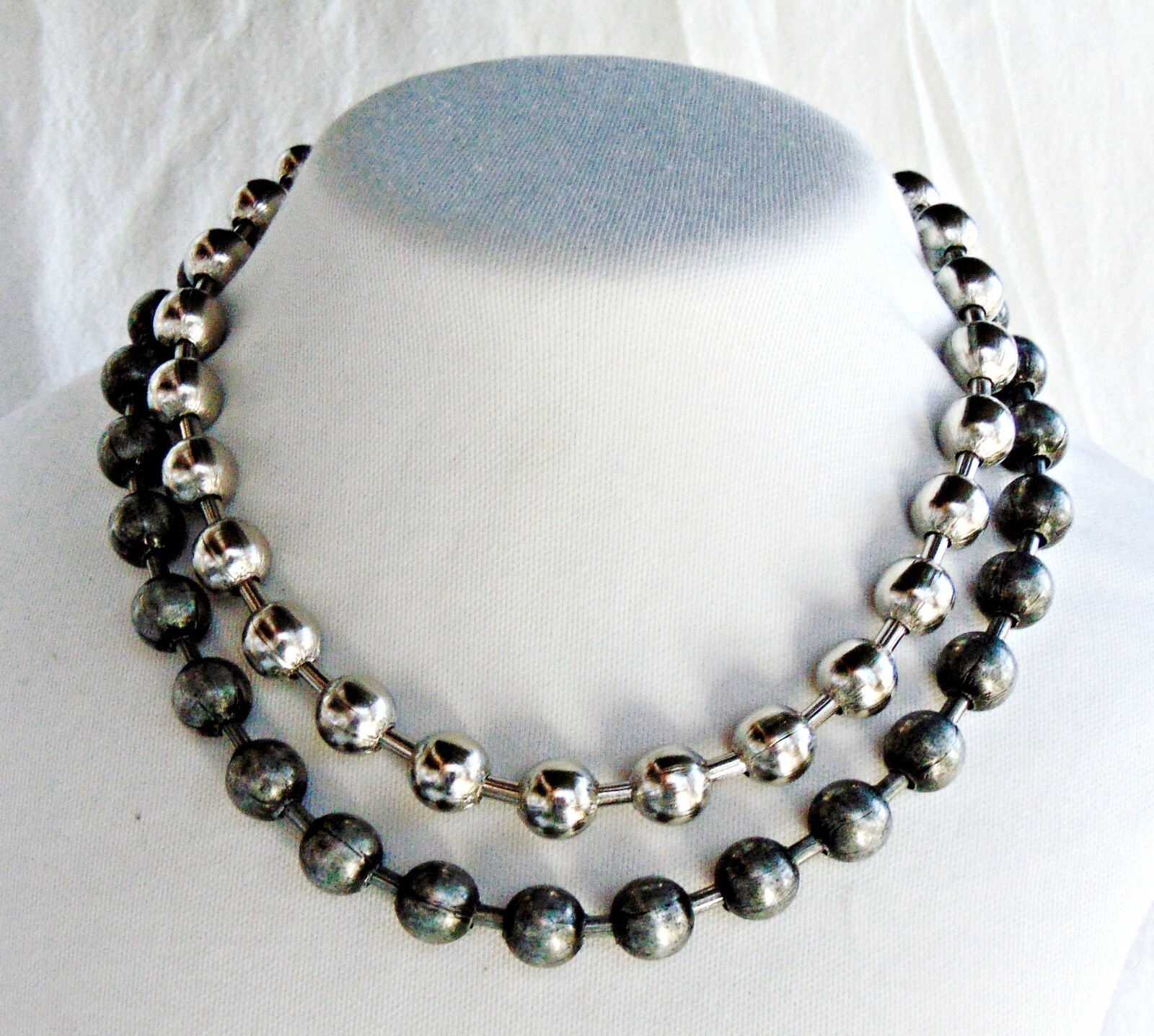 12mm CHUNKY BALL Chain Necklace NEW Colors ~ Dungeon, Medieval Brass, Mystic Red