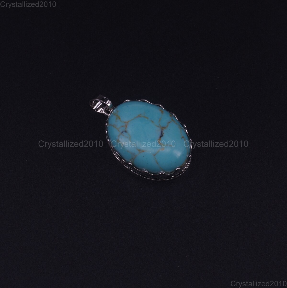 Natural Gemstones Oval Shape Reiki Chakra Healing Pendant Necklaces Beads Pick
