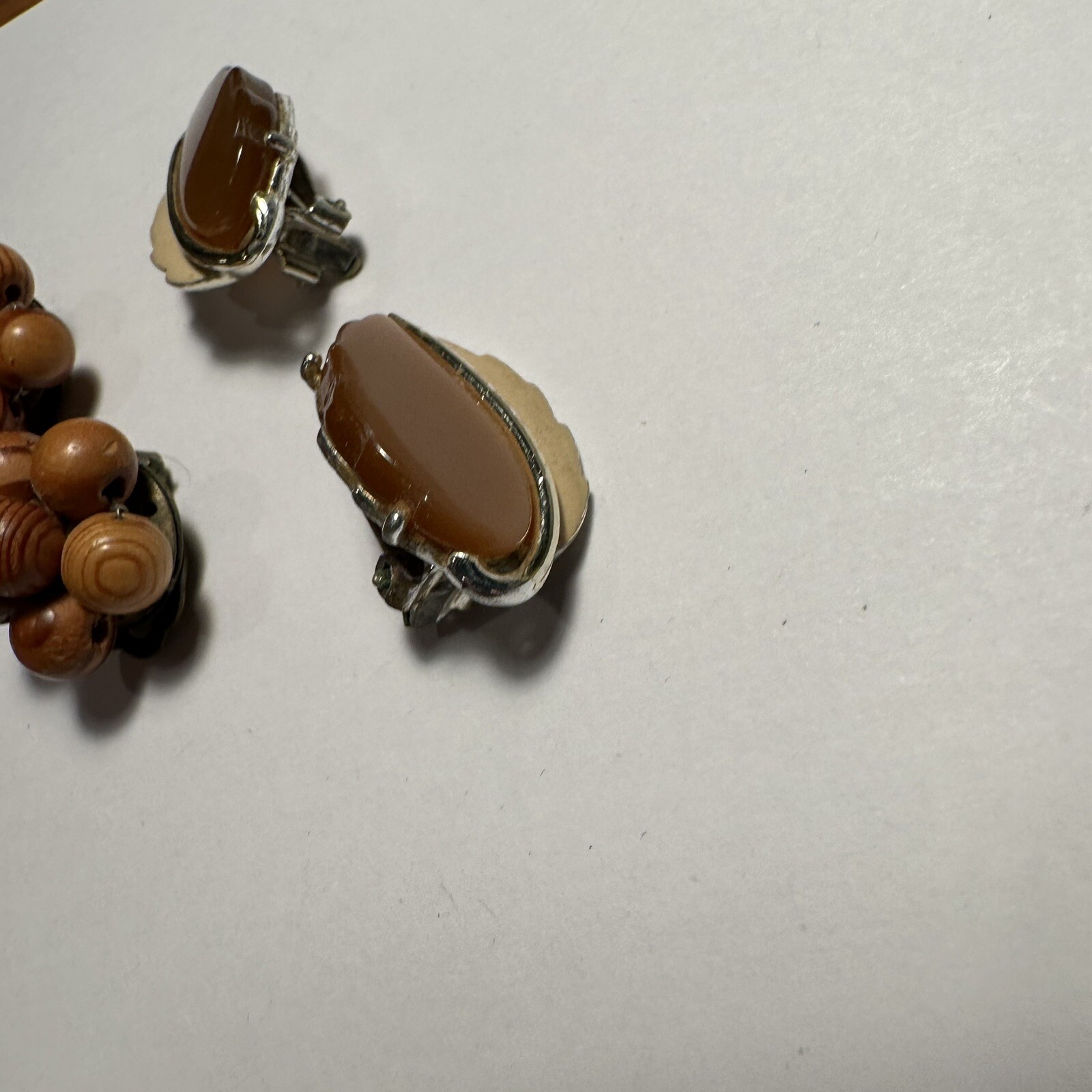 Lot of 3 Clip On Earrings – 1 Signed Lisner