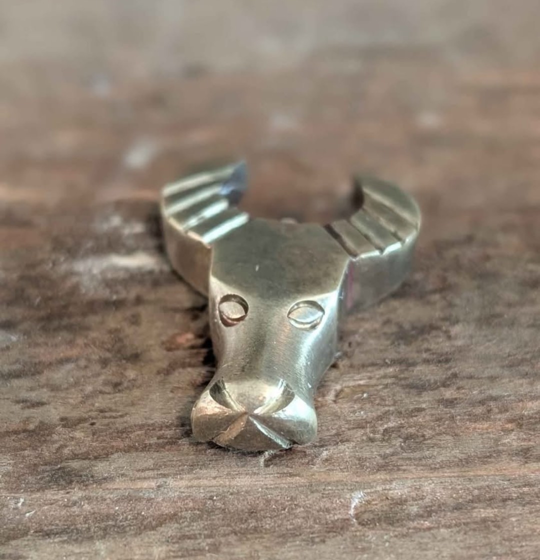 Set 4 Solid Brass Pendants