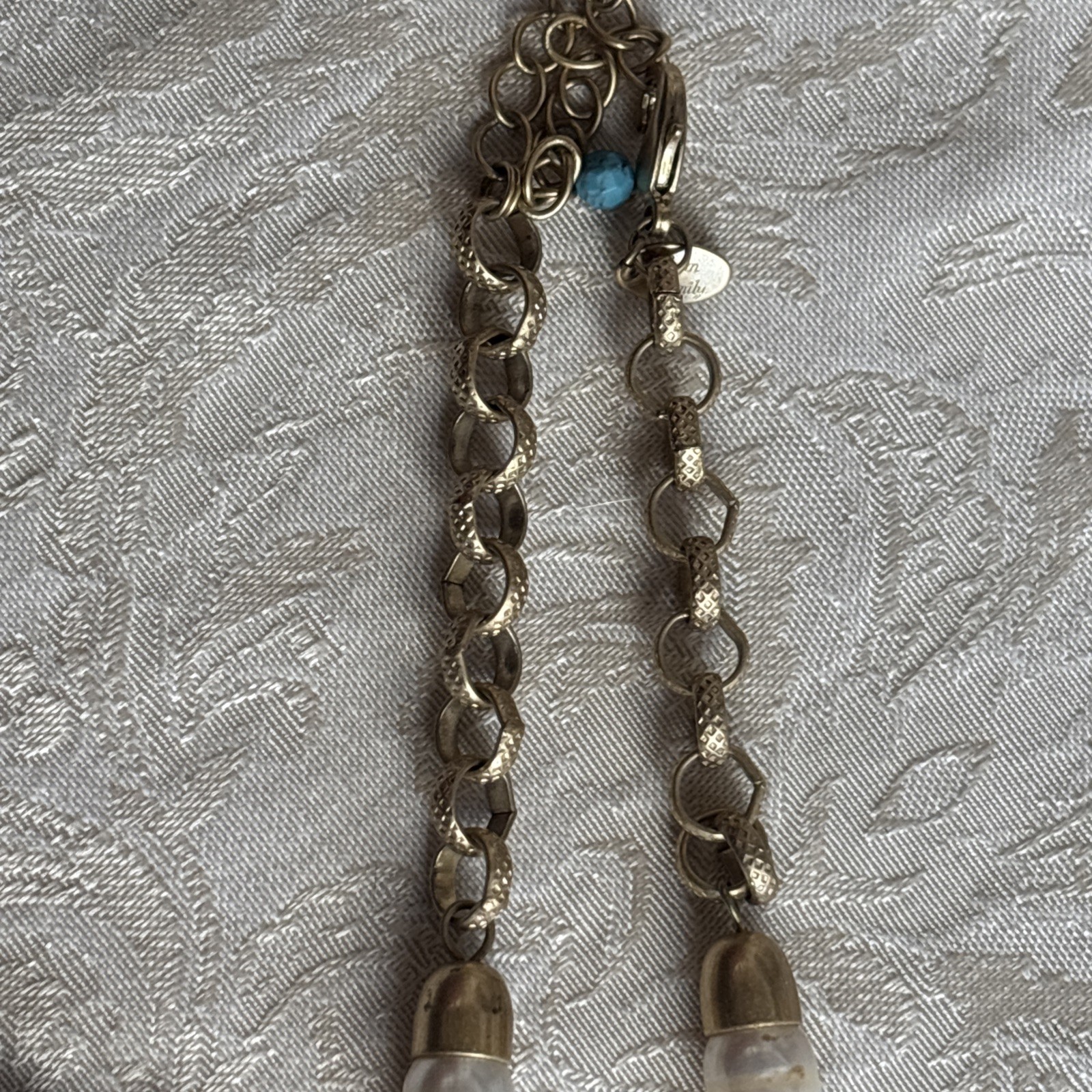 Lia Sophia Kiam Family Necklace & Earrings & Bonus Bracelet Freshwater Pearl