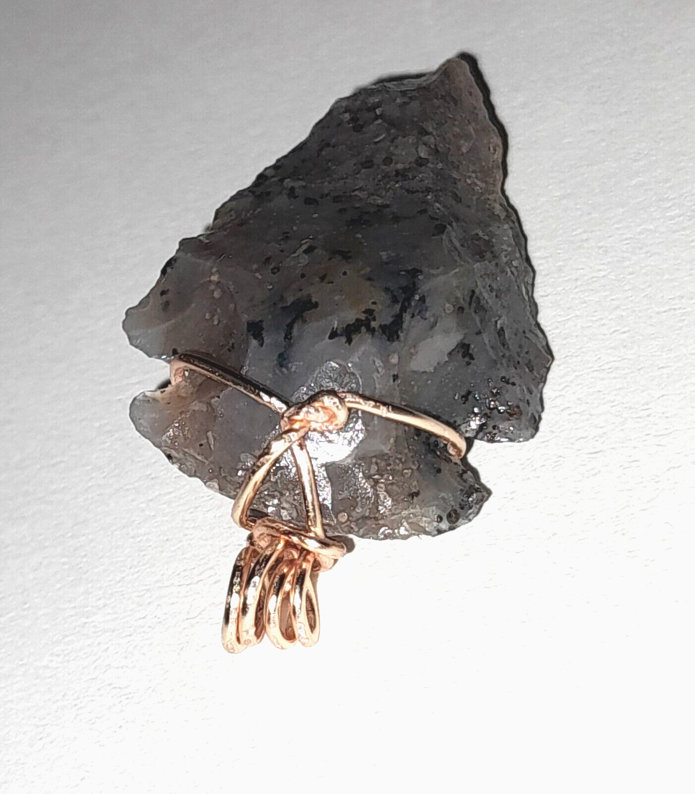 Hand Knapped natural stone Arrowhead pendants necklaces heritage warriors
