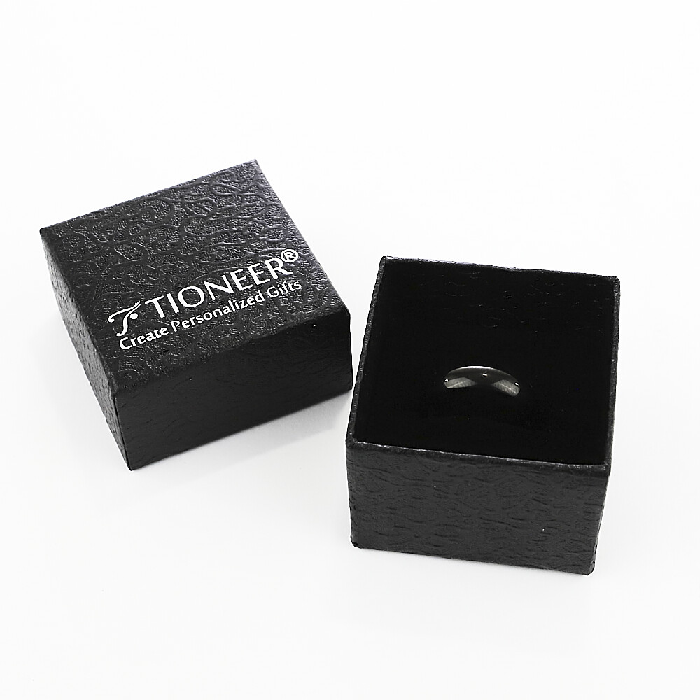 Tungsten Carbide Classic Polish Plain Dome Wedding Band Ring 6MM FREE ENGRAVING