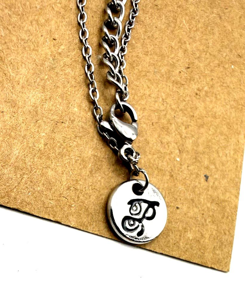 NWT Plunder 18″ Silver Tone Inspirational “Never Forget..” Pendant Necklace