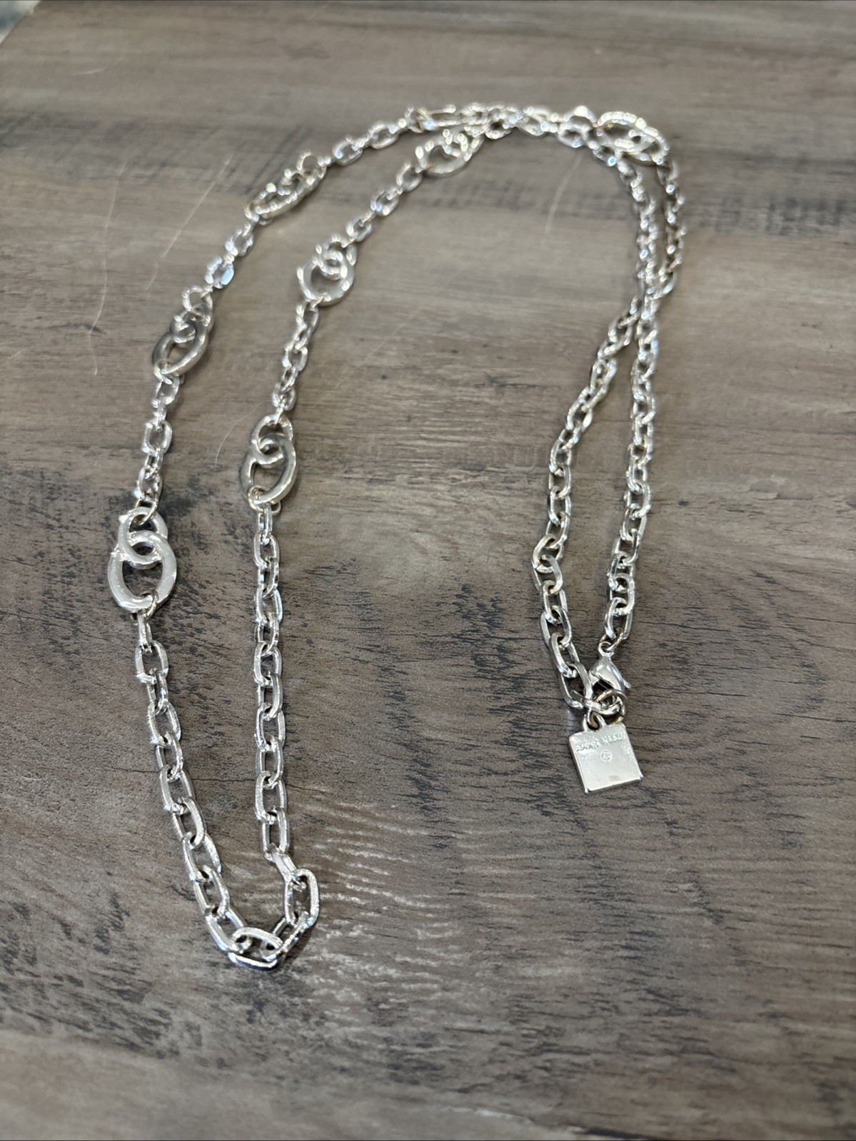 Anne Klein Long Silver Tone Chain #208