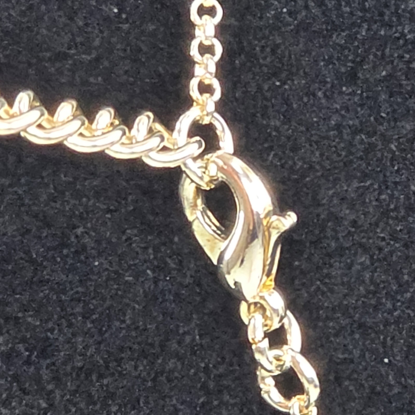 Silver Tone Elephant Charm Pendant Necklace, Blue Inlay Cable Chain, Lobster