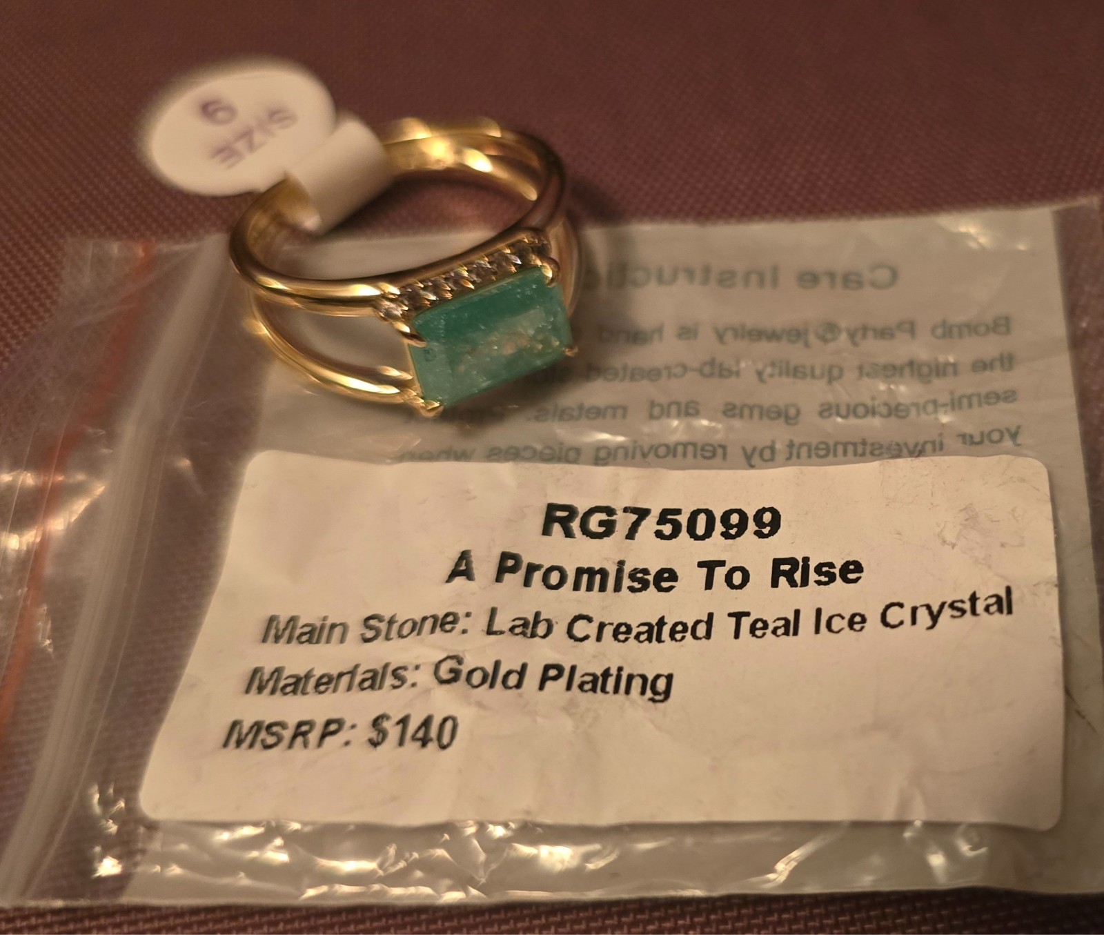 Lot of 10 Bomb Party Rings Size 9 10 11 Brand New! Free Jewelry Box