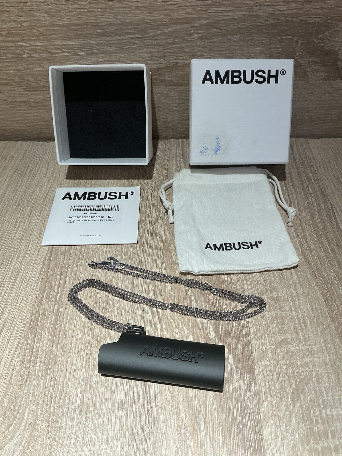 Ambush Lighter Necklace New Boxed Designer Jewellery Quirky Statement Piece (c
