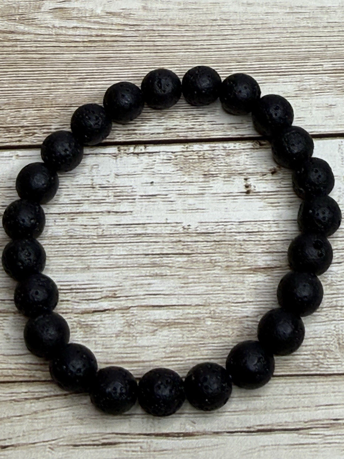 BLACK ~ LAVA ~ ROCK ~ BRACELET