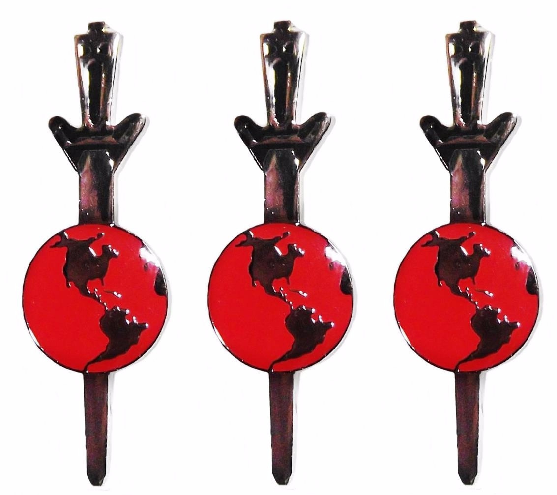 Star Trek Classic TV Series Mirror Universe Metal Enamel Pin Set of 3