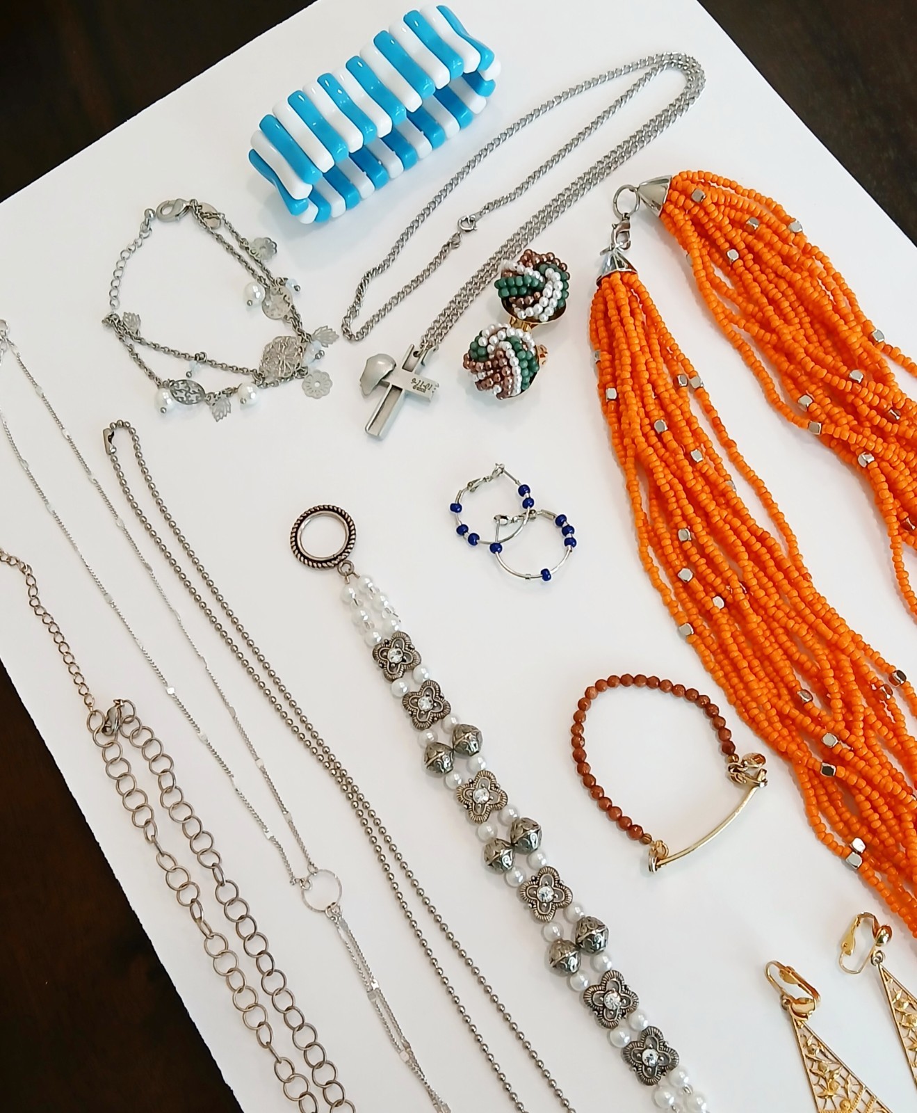 Fashion Jewelry LOT ~ Mix Of Necklace Bracelet Earrings EXCELLT 😍cdt CLEAN 😍😍