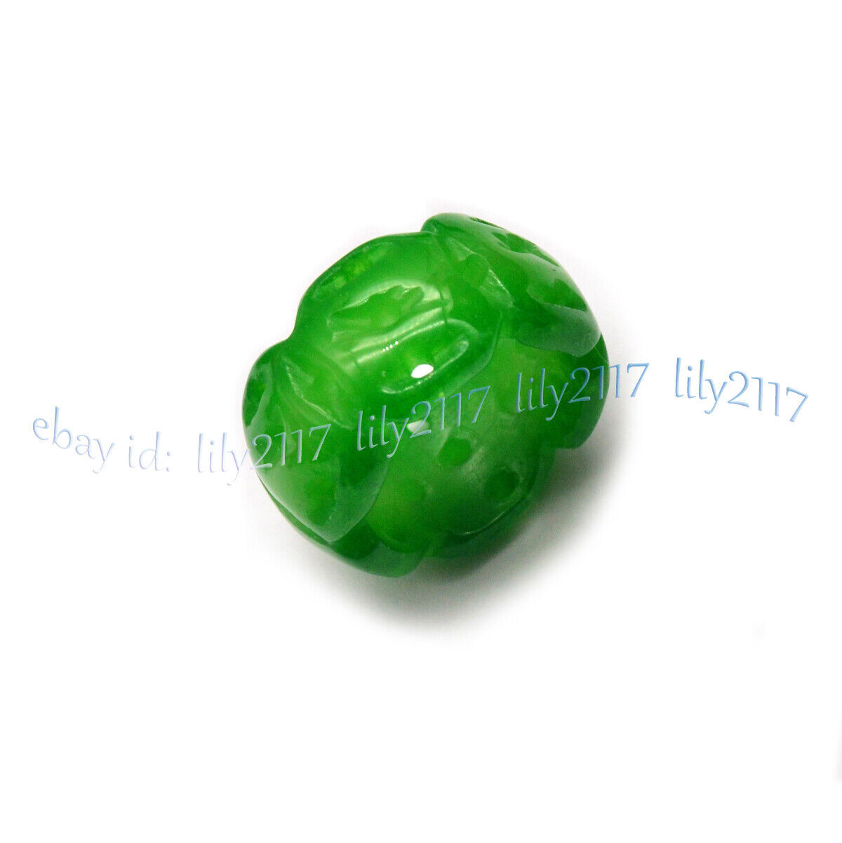 Chinese Natural A Green Jade Jadeite Carved Hollow Out Finger Rings Lucky Amulet