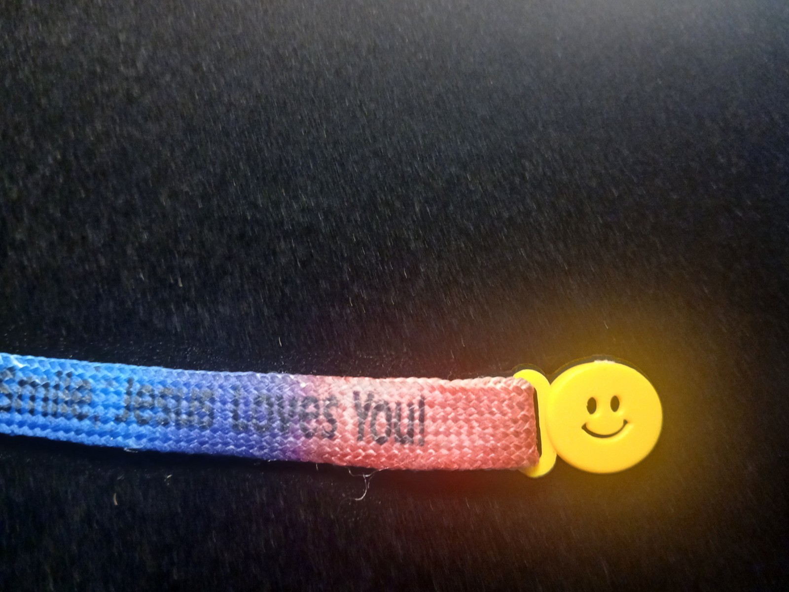 1992 Jesus loves me nylon bracelet