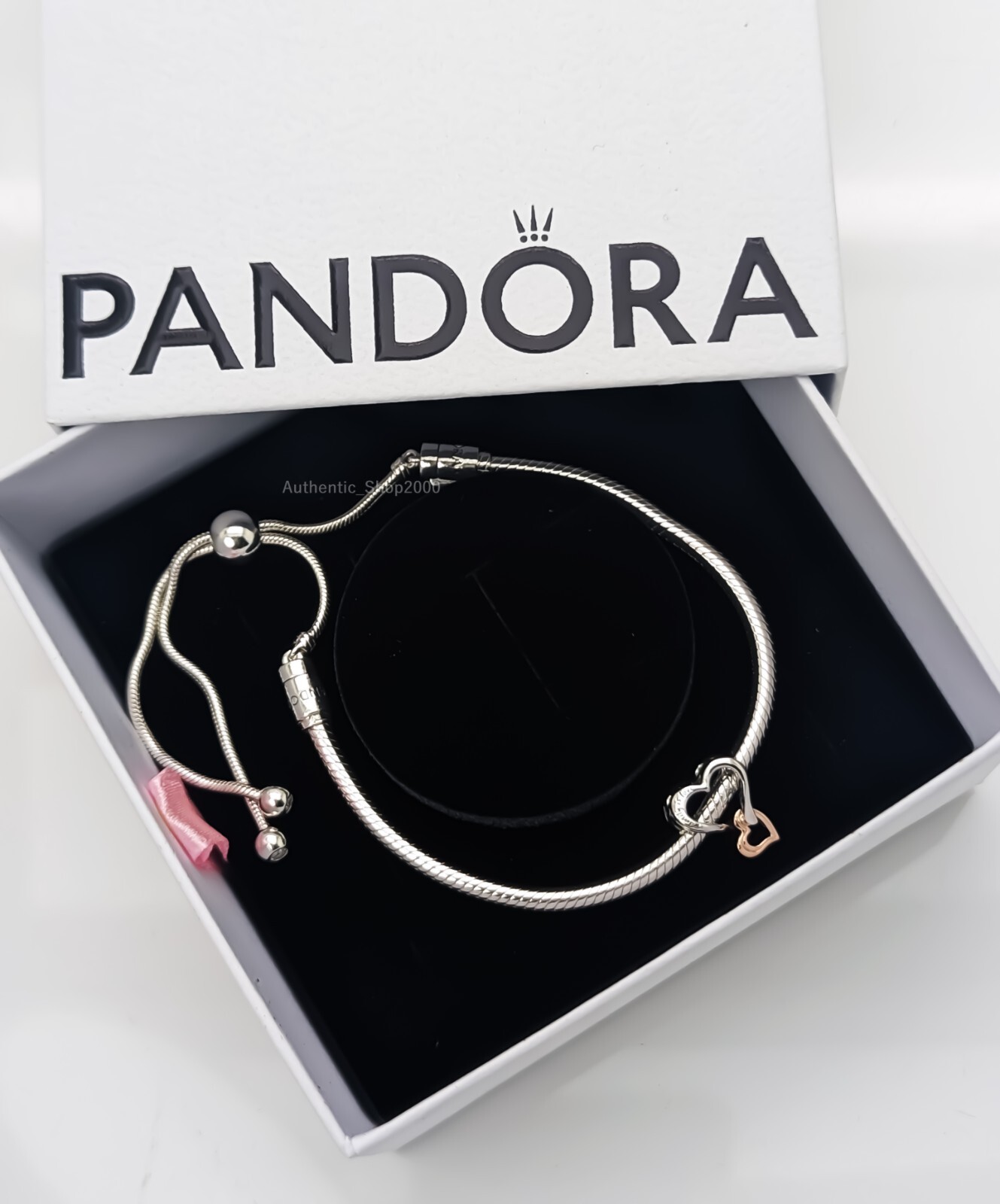 NEW 100% Authentic PANDORA 925 Family is Love Heart Bracelet Gift Set B802444