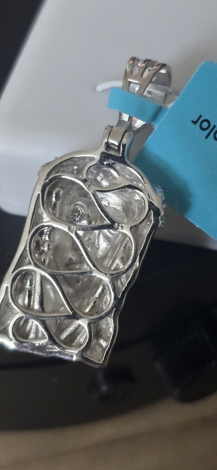 Sterling Silver Jesus Head Pendant -Moissanite Religious