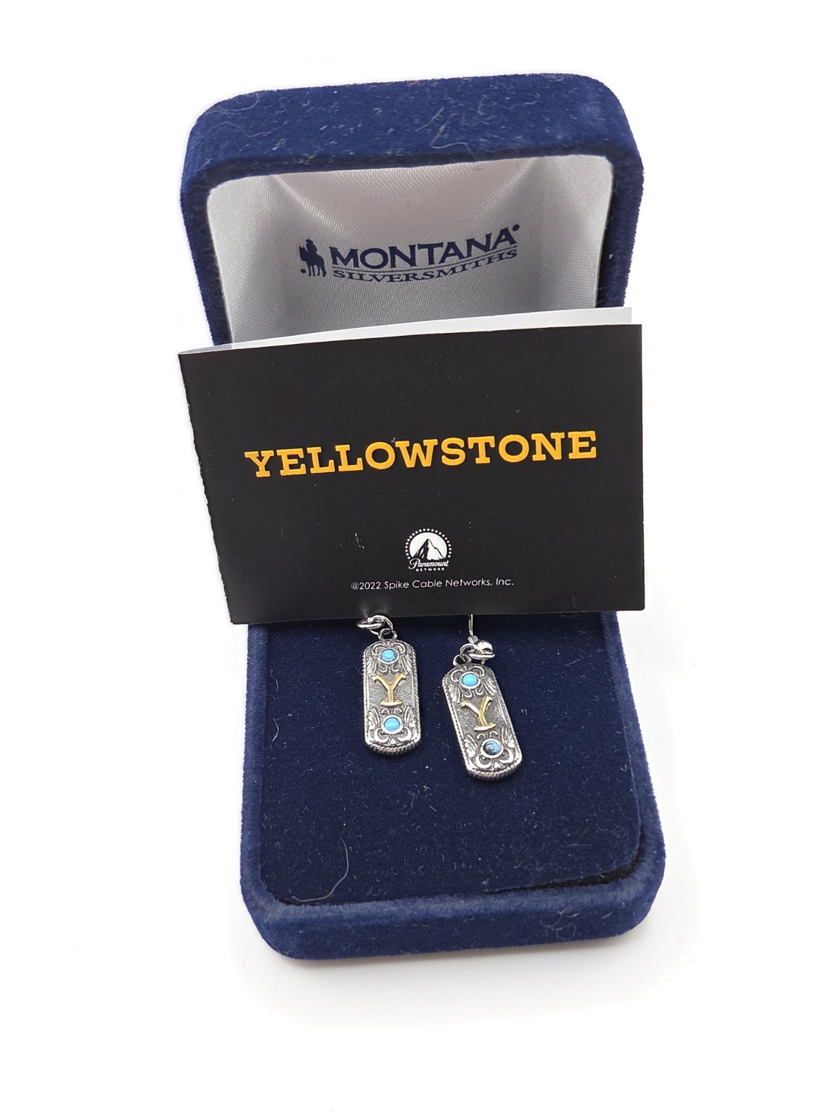 Montana Silversmiths Traditions of Yellowstone Turquoise Earrings