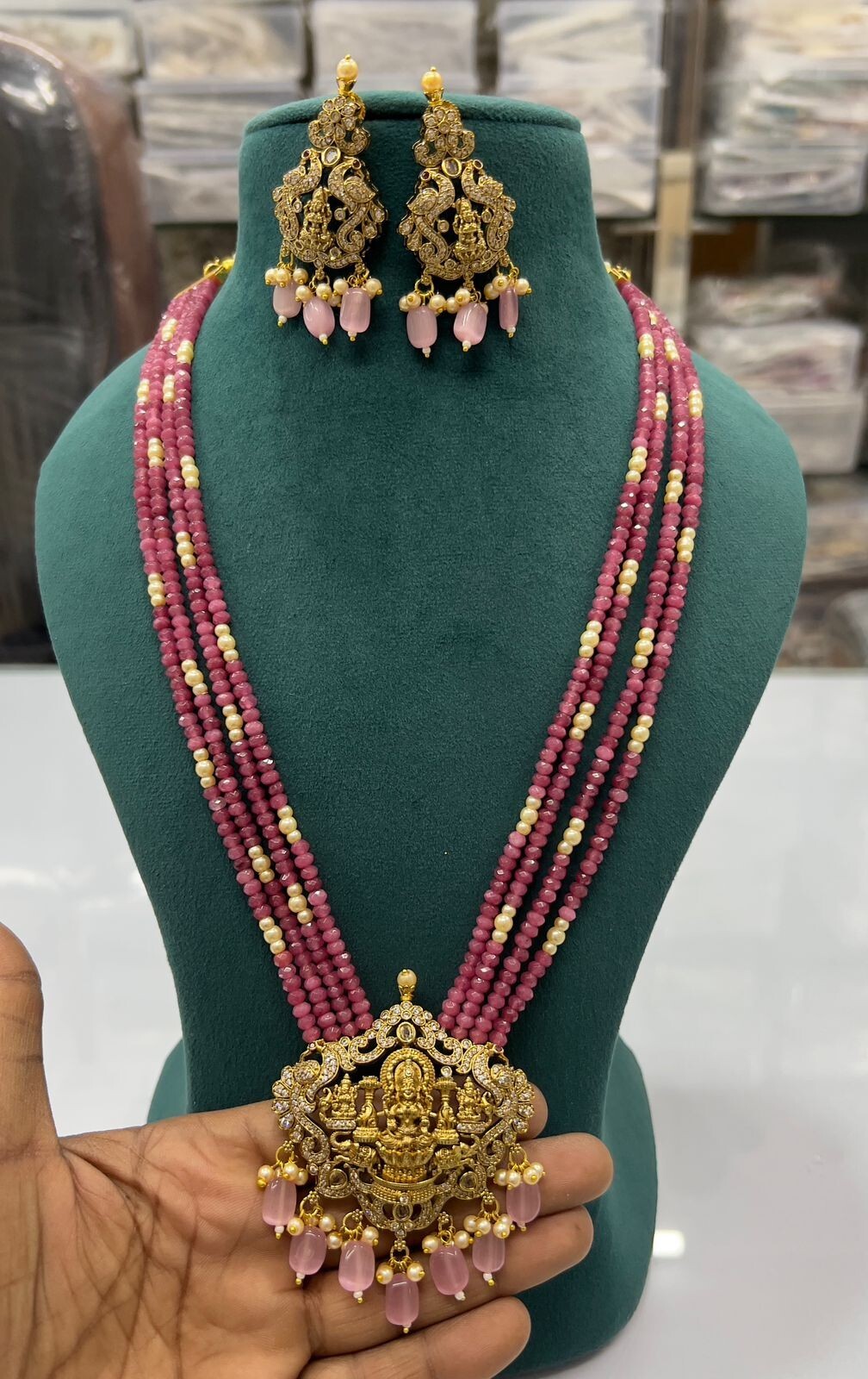 Necklace Fashion Latest Long Design Necklace Set For Women Traditional