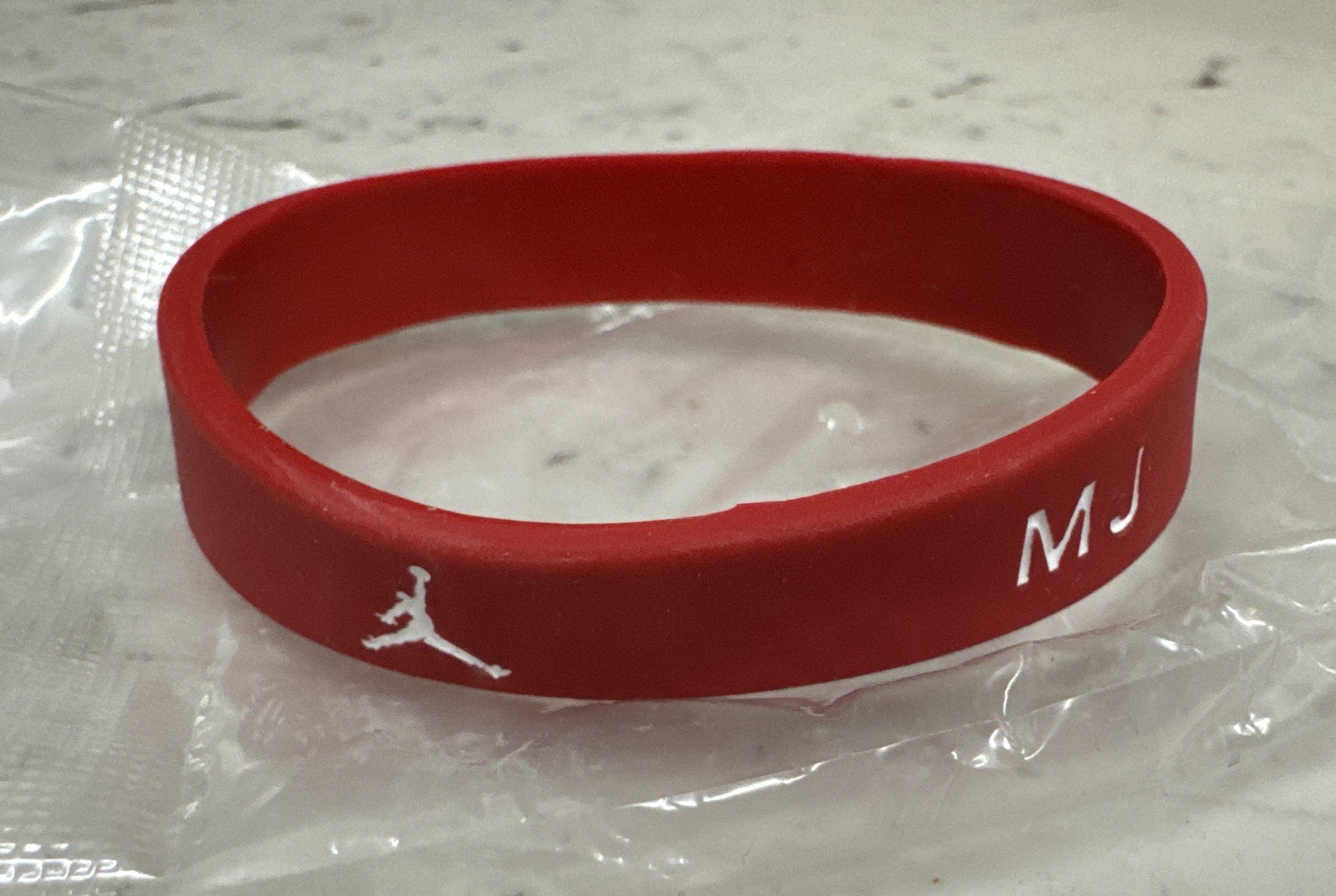 RARE OUT OF PRINT FLIGHT SCHOOL Michael Jordan MJ Silicone Wristband Bracelet