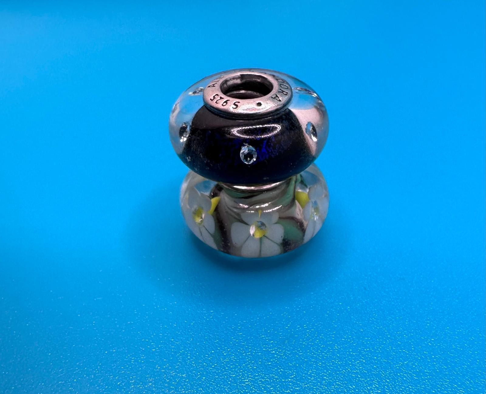 Pandora 925 Silver Murano Glass Charms