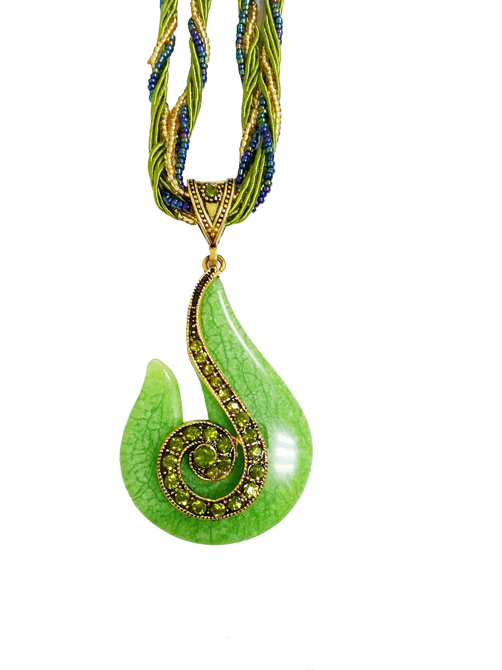 XAMS Gift Women Fashion Crystal Pendant Bohemia Style Retro Necklace USA FAST