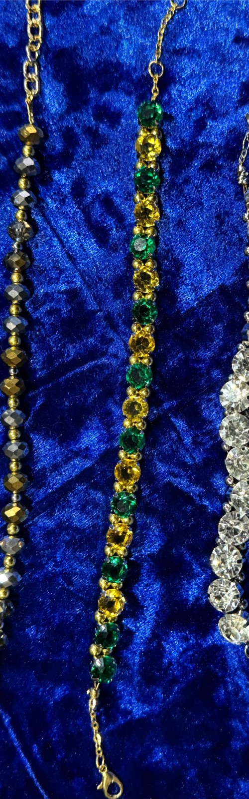 Tennis Bracelets Crystals 8Mm, 10 Mm 10 x 14 Mm Rectangle, Square , Multi Types