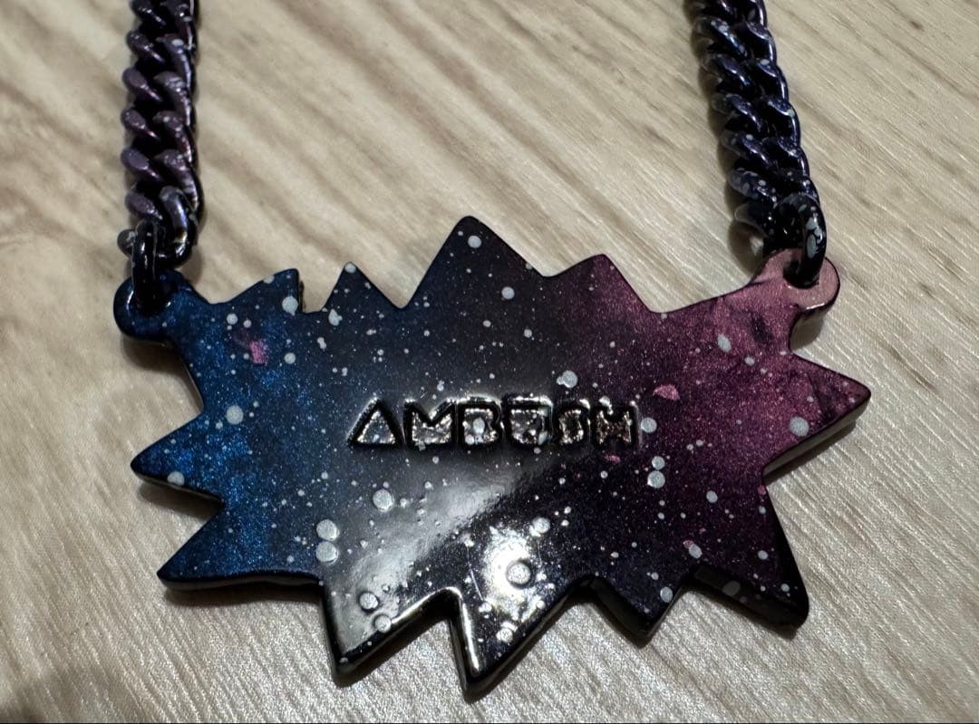 Ambush POW! Necklace Pendant Gr8 Limited Color Fashion Jewelry With Bag Used