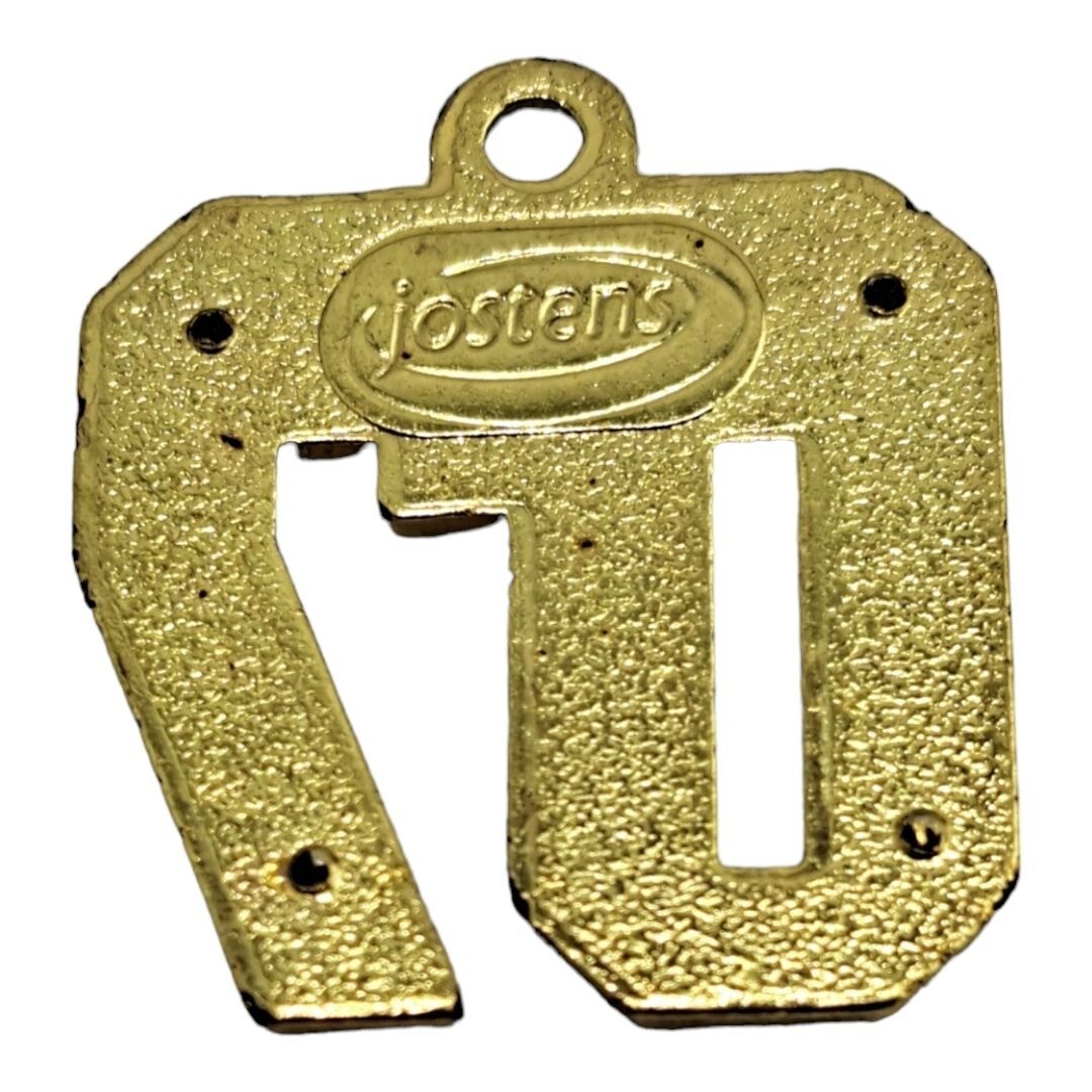 Graduation Tassel Pendant Golden Charm 2015 Jostens Grad, Celebration, Goal A