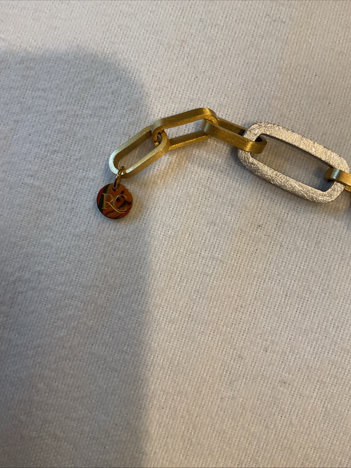 Rustic Cuff Paperclip Bracelet