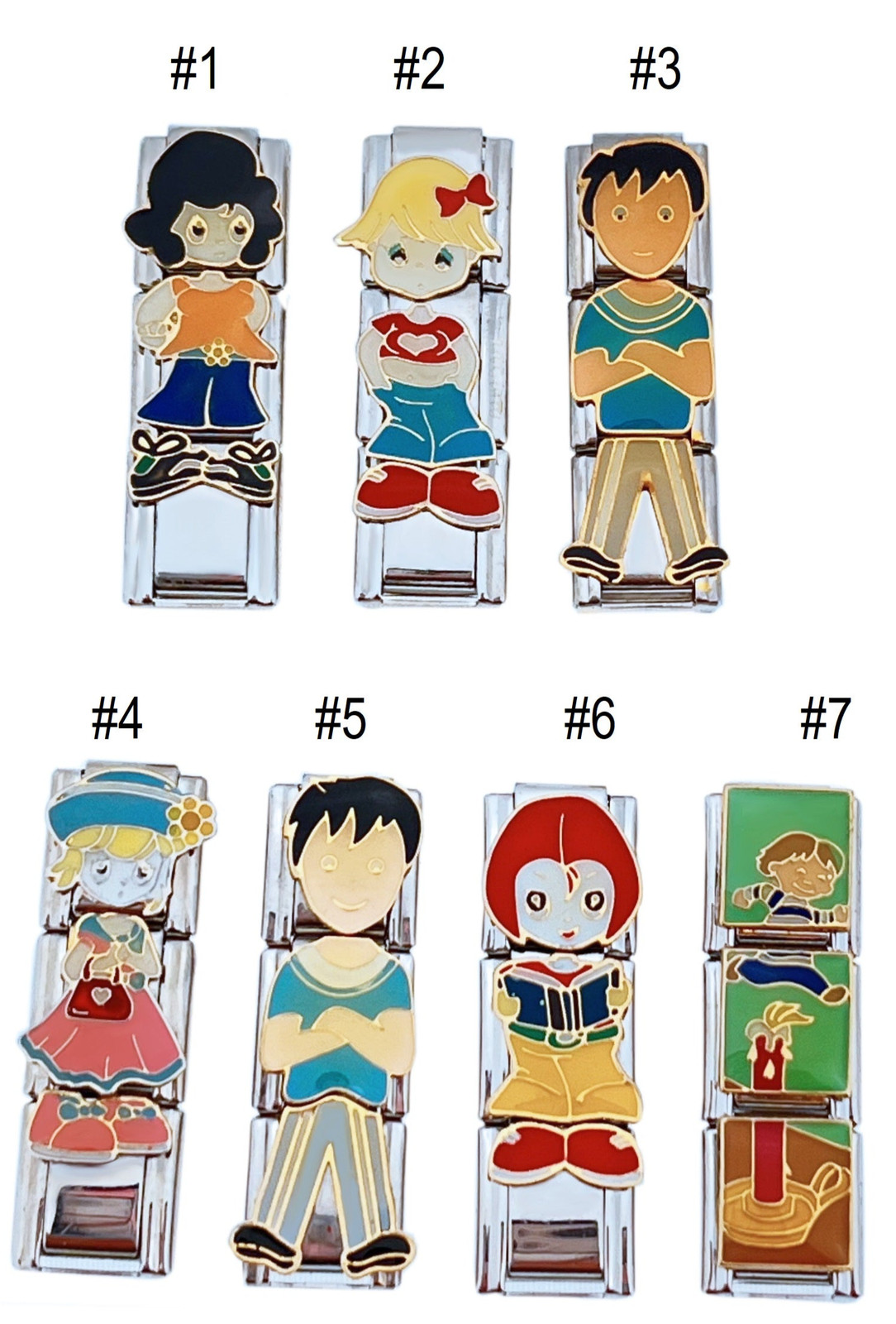 9mm Italian Charm 3pc Kids Charm Buddies