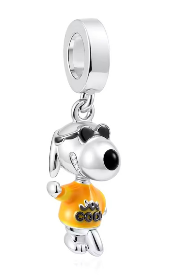 .925 Snoopy Charm Fits Pando** Bracelet