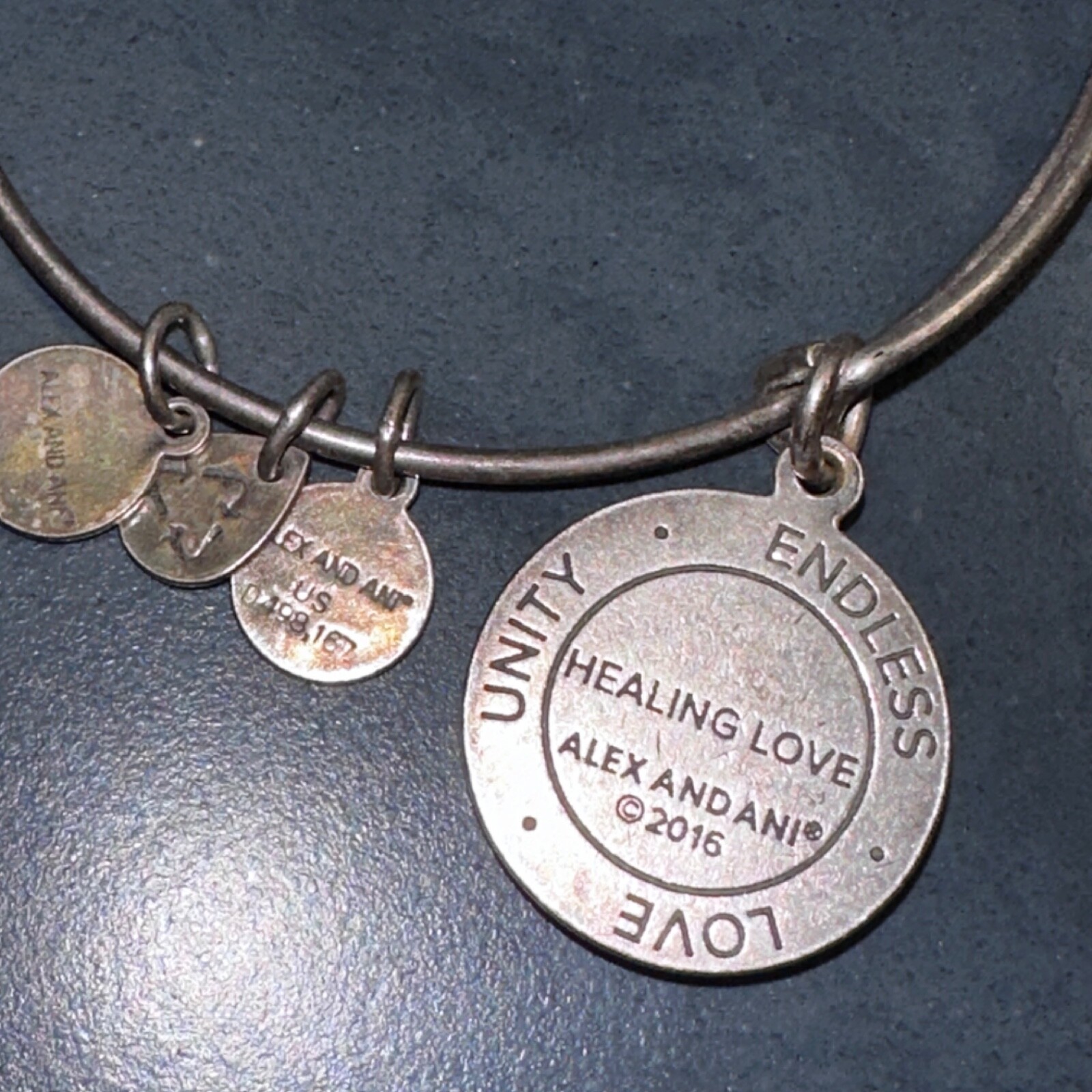 ALEX AND ANI LOT OF 5 BRACELETS J, Healing Love, Path of Life, Moms Love, USA