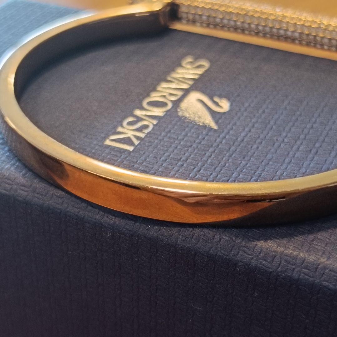 SWAROVSKI Gold Bangle No Accessories M Size