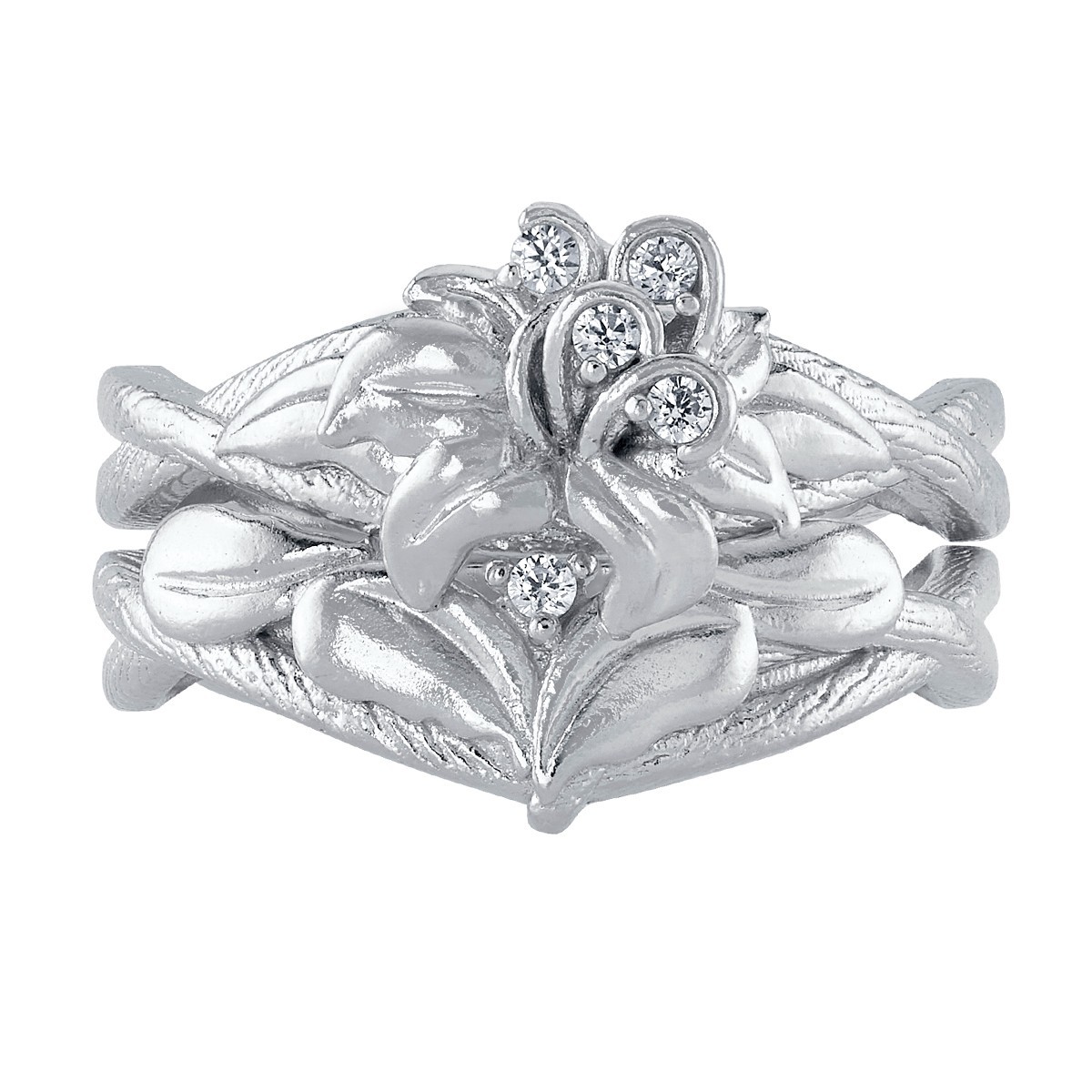 Disney X RockLove ‘Disney Tangled’ Rapunzel Sundrop Flower Stacker Rings Size 7