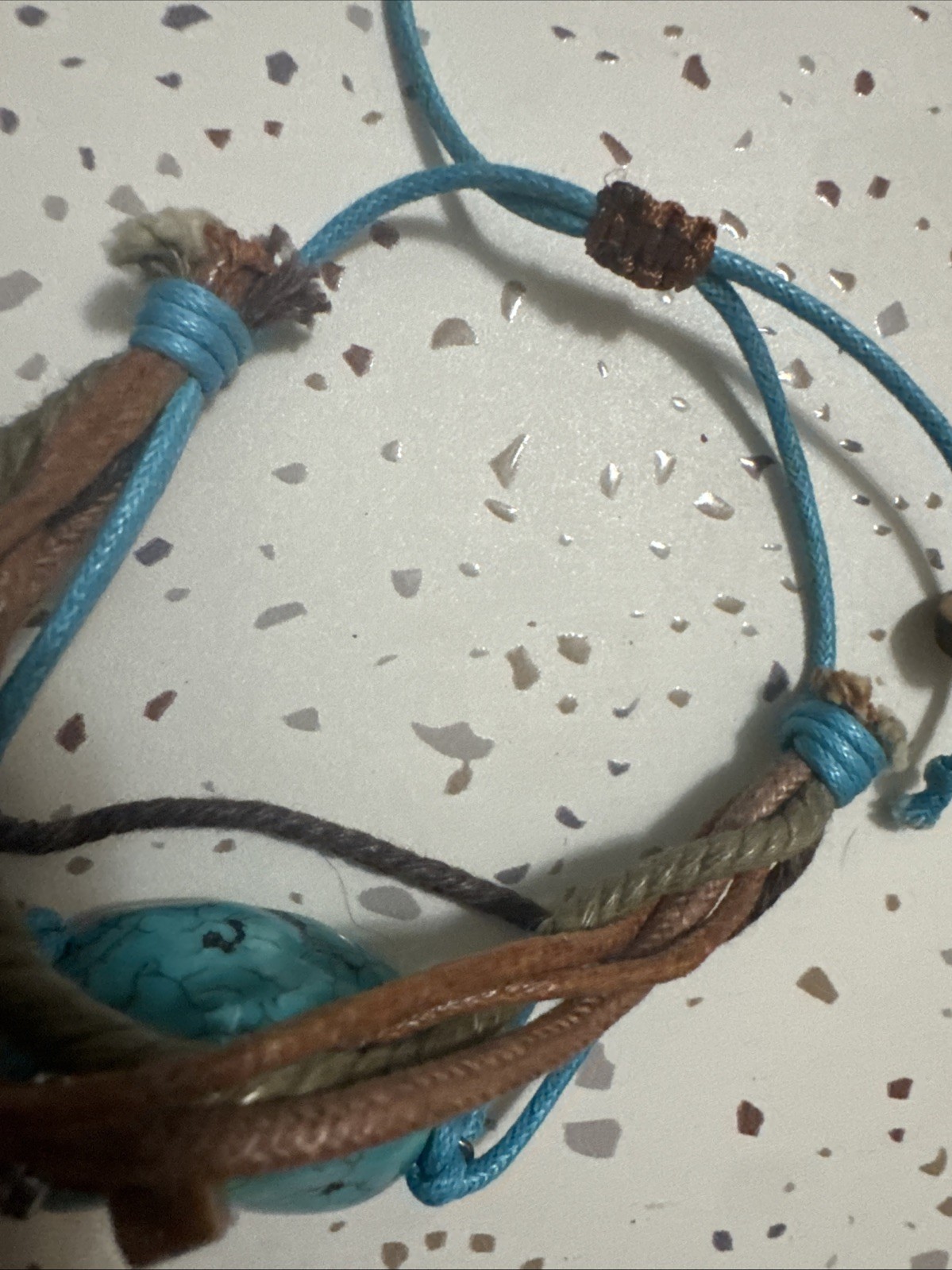 leather turquoise silver leather wrap bracelet